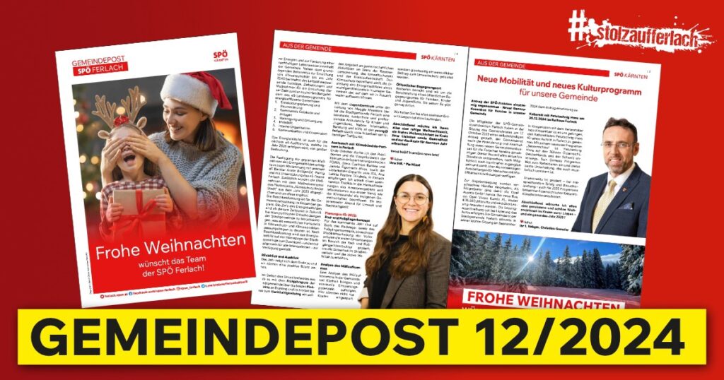 Gemeindepost Dezember 2024 Ferlach