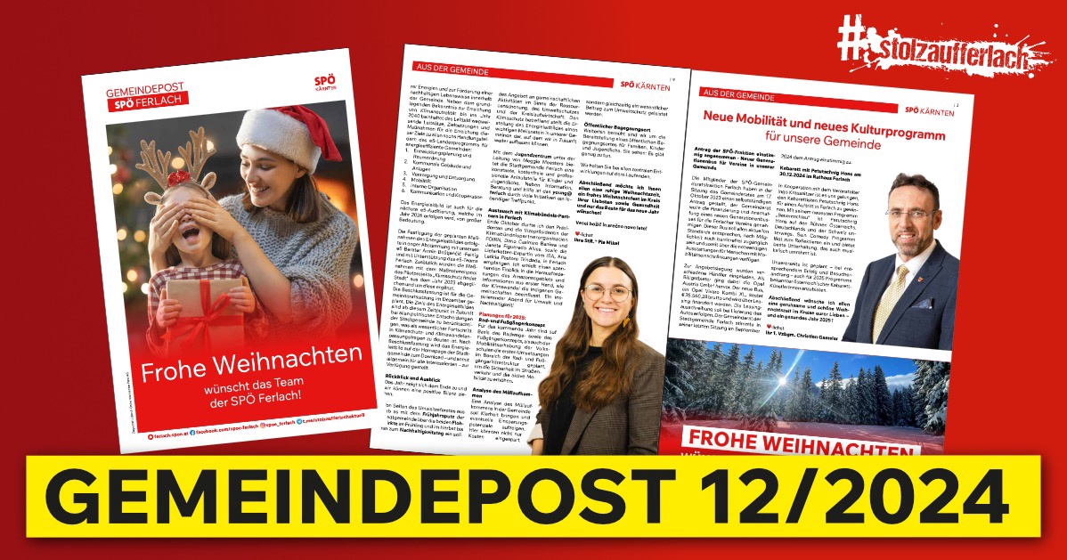 Gemeindepost Dezember 2024 Ferlach