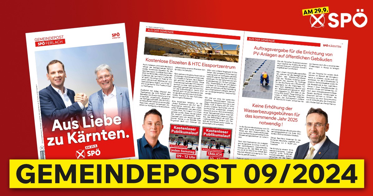 Gemeindepost September 2024 Ferlach