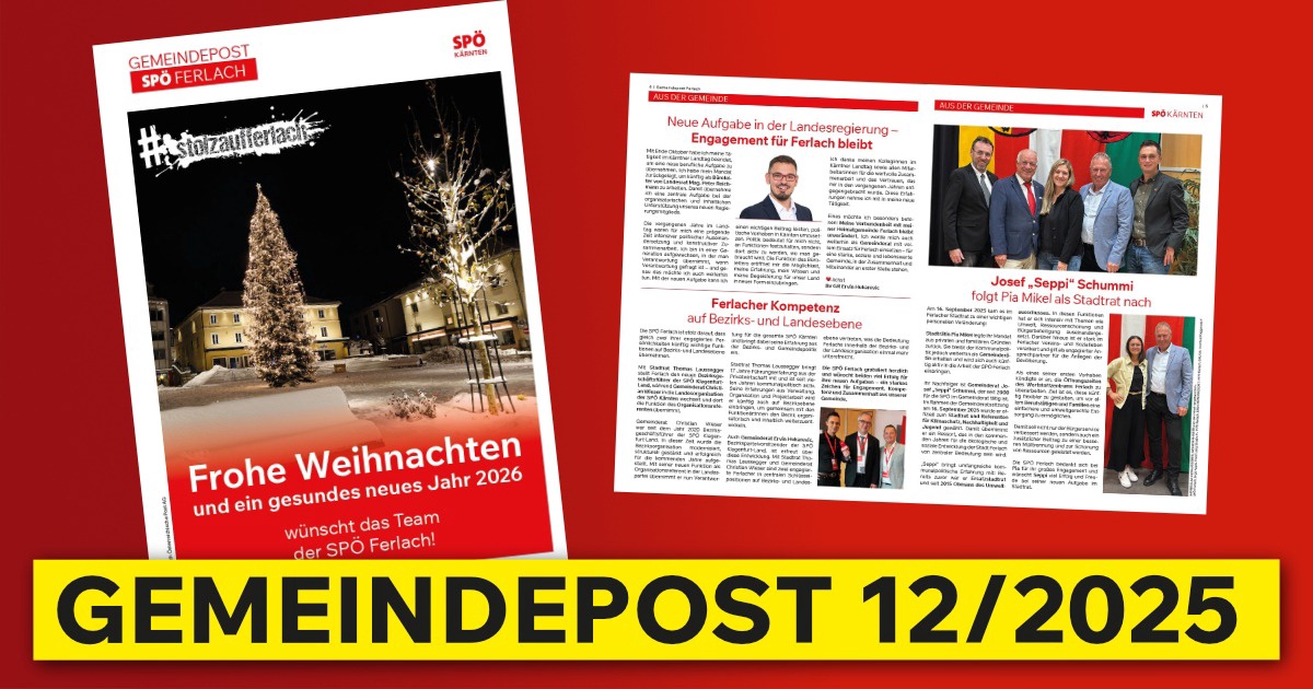 Gemeindepost Dezember 2025 Ferlach