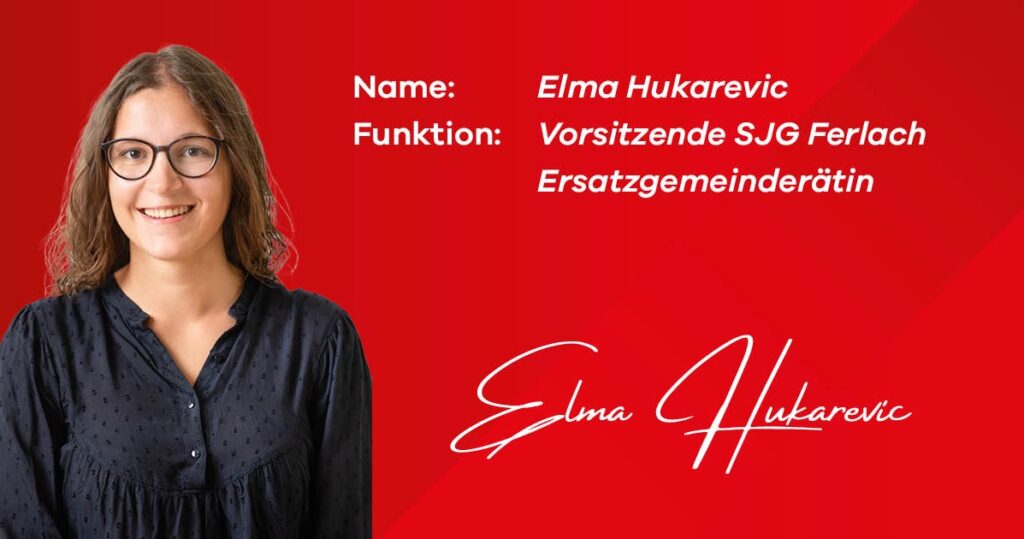 Ferlach hat eine neue Vorsitzende der SJG! Elma Hukarevic &uuml;bernimmt von Manuela Gamsler.