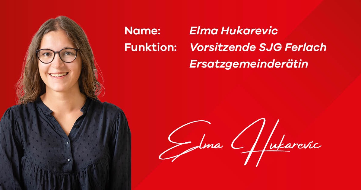 Ferlach hat eine neue Vorsitzende der SJG! Elma Hukarevic &uuml;bernimmt von Manuela Gamsler.