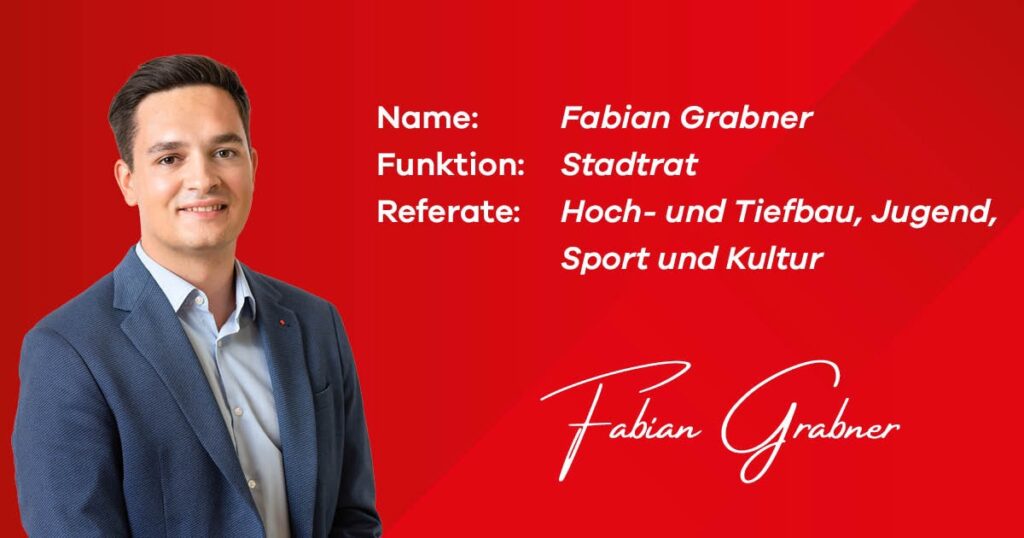 Ferlachs StR Fabian Grabner zu aktuellen Themen aus seinem Ressort.