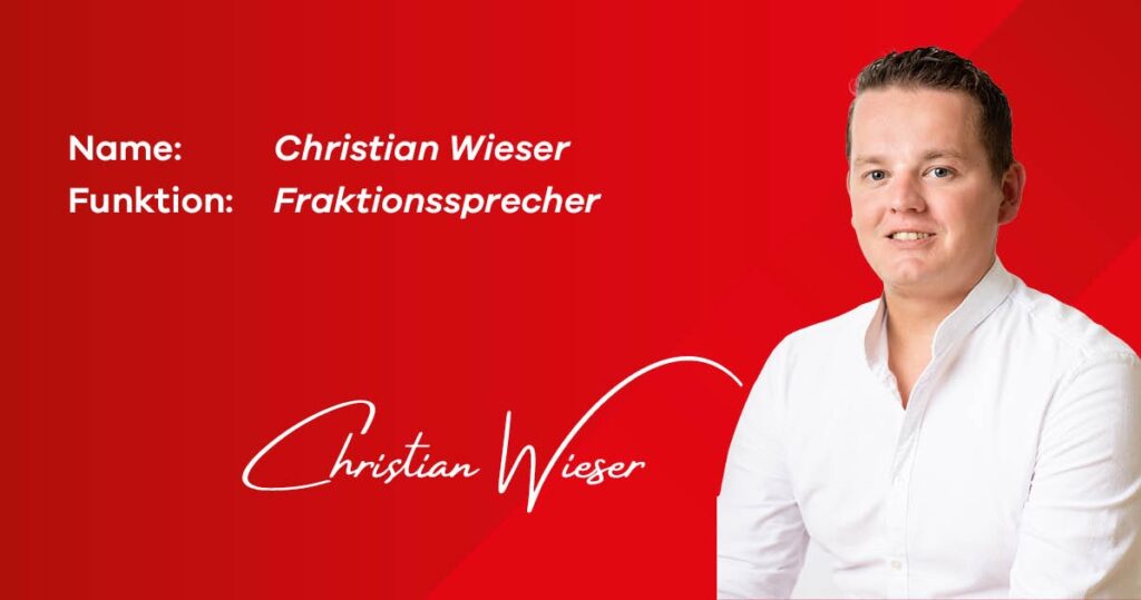 Neuer Fraktionssprecher der SP&Ouml; Ferlach gew&auml;hlt. Christian Wieser folgt Christian Gamsler nach.