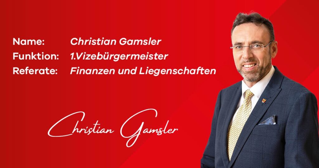 Die Best&auml;ndigkeit in Person, Christian Gamsler bleibt 1.Vizeb&uuml;rgermeister in Ferlach.