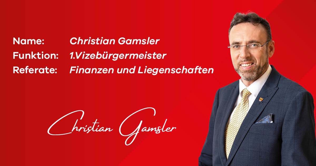 Nachtragsvoranschlag sichert Investitionen in Millionenh&ouml;he f&uuml;r Ferlach, sagt der 1.Vizeb&uuml;rgermeister Christian Gamsler