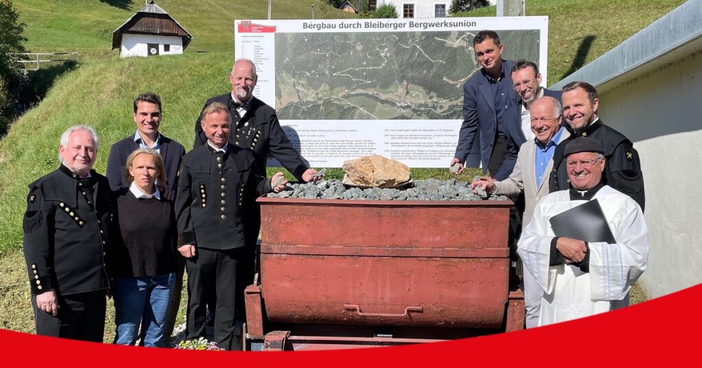 Ein Grubenhunt als Zeichen einer gemeinsamen Geschichte
