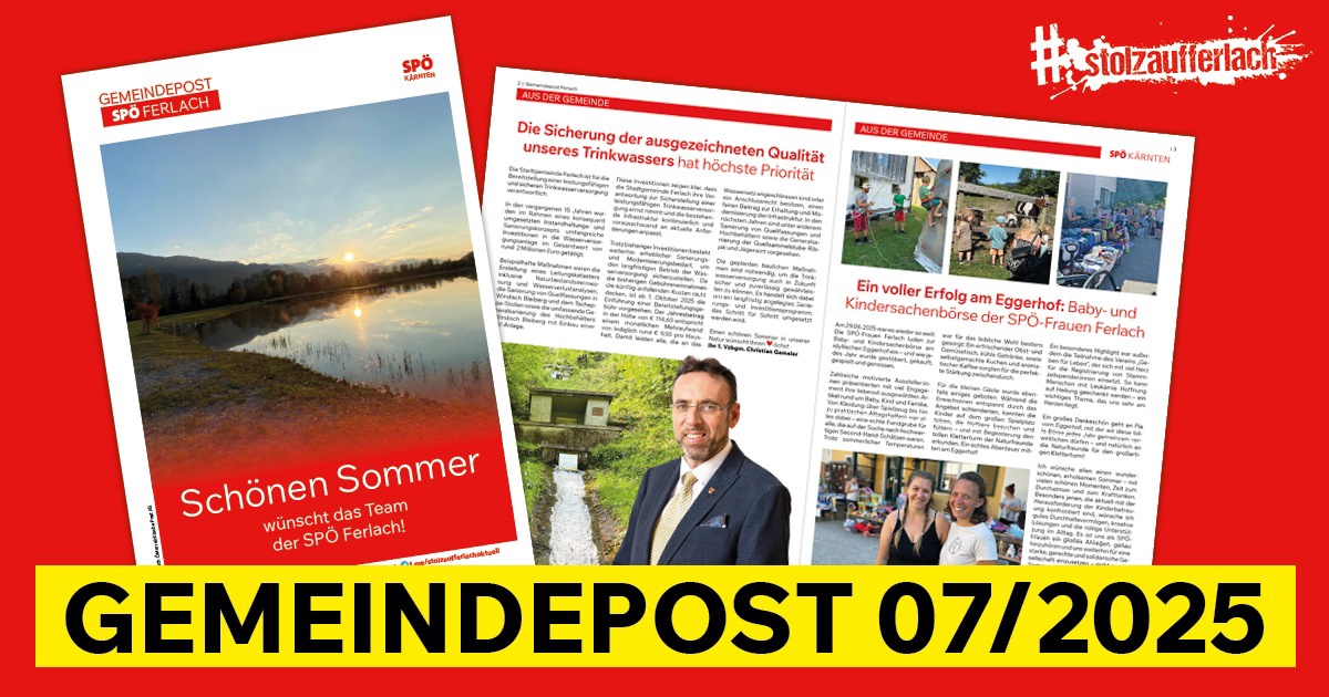 Gemeindepost Juli 2025 Ferlach