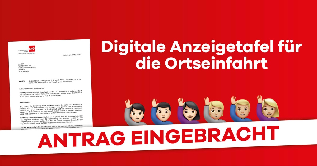 Moderne Information am Ortseingang: Unser Antrag f&uuml;r eine Videowall
